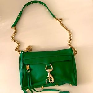 Mini Mac Limited Edition Kelly Green Crossbody Bag